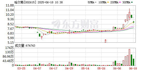 峪科配资 IP经济概念延续调整，哈尔斯逼近跌停