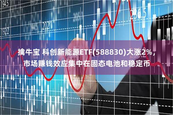 擒牛宝 科创新能源ETF(588830)大涨2%，市场赚钱效应集中在固态电池和稳定币