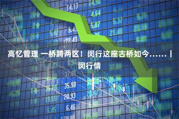 高忆管理 一桥跨两区！闵行这座古桥如今……丨闵行情